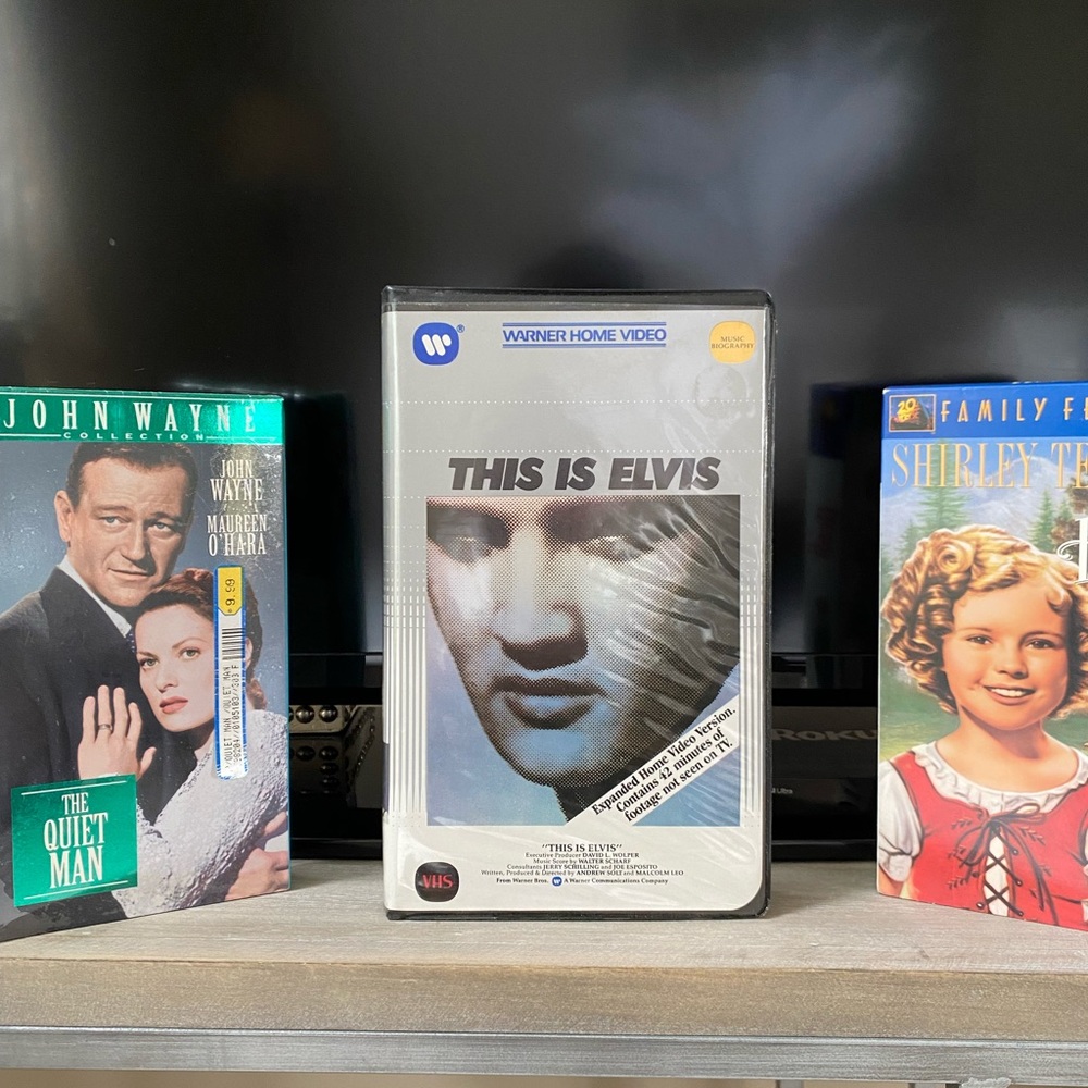 Three Vintage”The Good Old Days”VHS Tapes!! John Wayne Never opened.👍👍